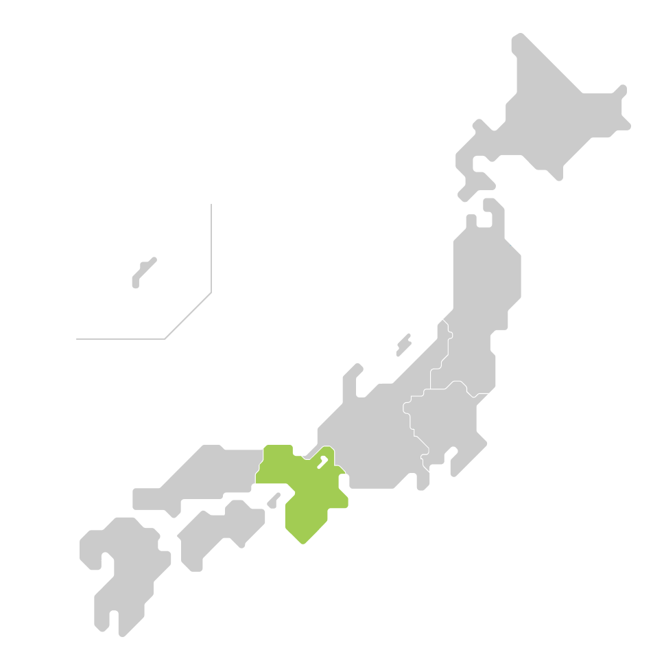 日本地図（近畿地方）